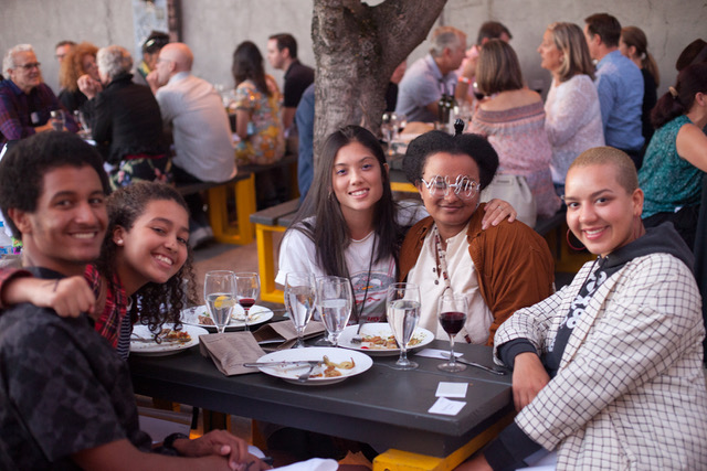 Pictured are the evaluation team Darren worked with at PICA.